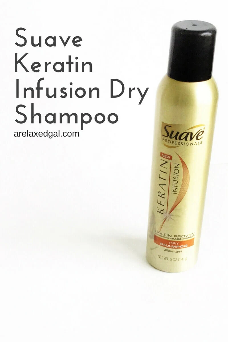 Review of Suave Professionals Keratin Infusion Dry Shampoo | arelaxedgal.com