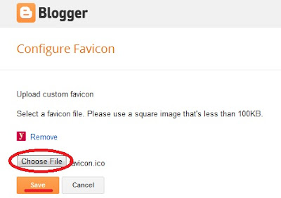 Blogger template layout favicon dialog