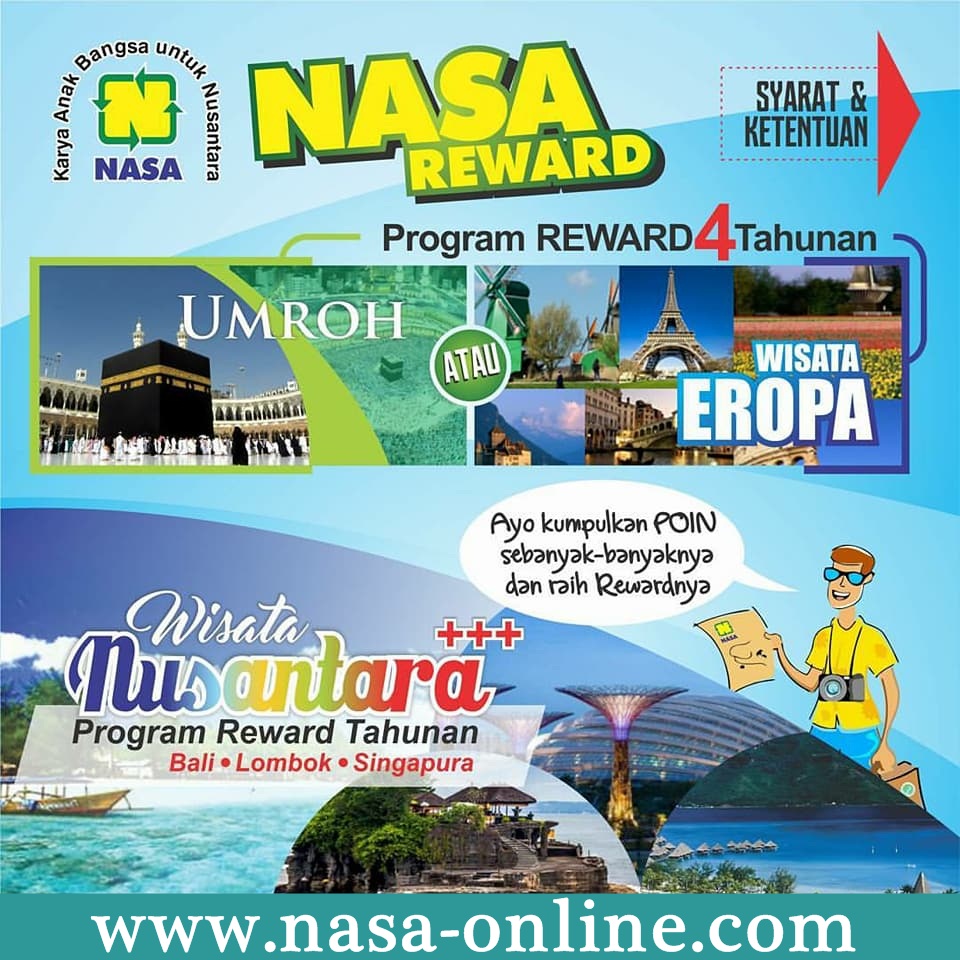 Reward Bisnis Nasa Umroh dan Keliling Eropa Reward Bisnis Nasa Umroh dan Keliling Eropa