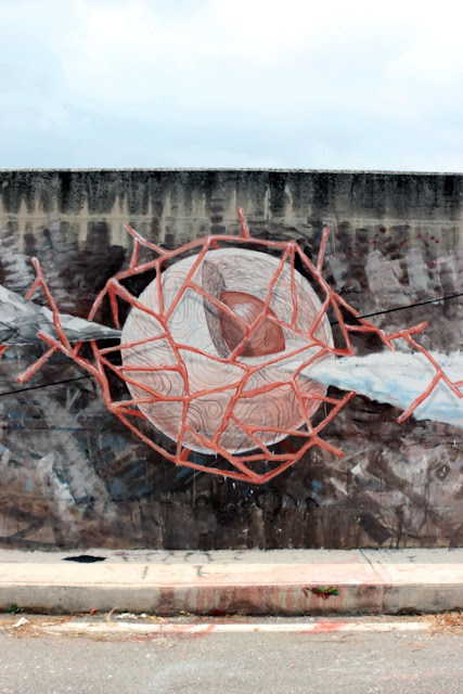 New Street Art Mural By G.Loois In Calabria, Southern Italy. - details