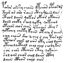 Un extrait du manuscrit de Voynich