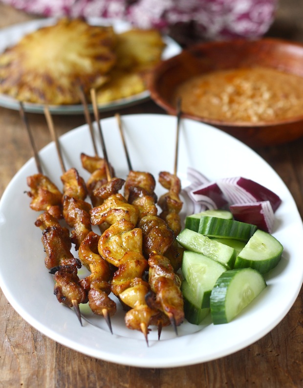 Malaysia Satay Chicken Recipe by SeasonWithSpice.com