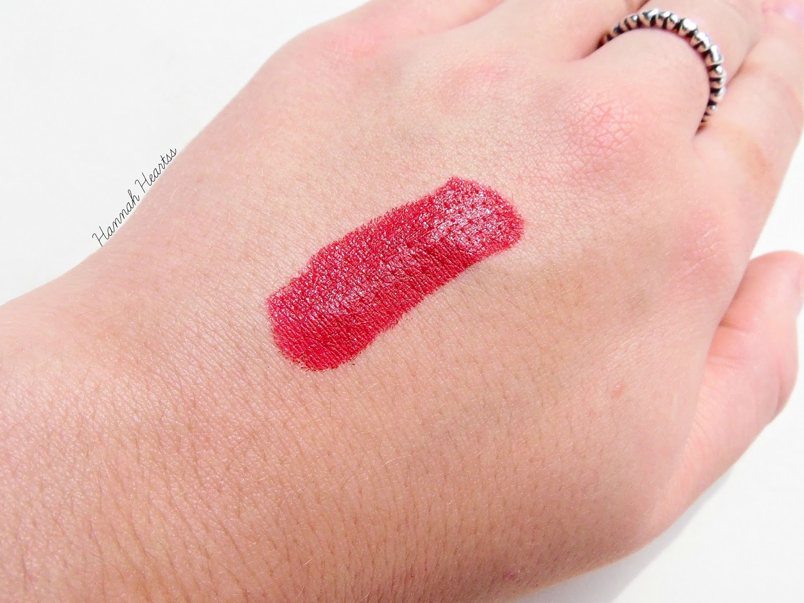 Zoeva Luxe Cream Lipstick in Cooling Passion Swatch
