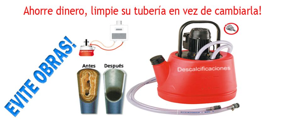 Descalcificación de tuberías