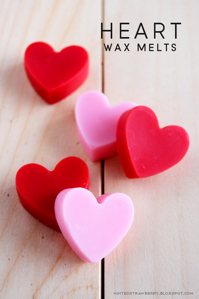 DIY: Heart Wax Melts - Minted Strawberry
