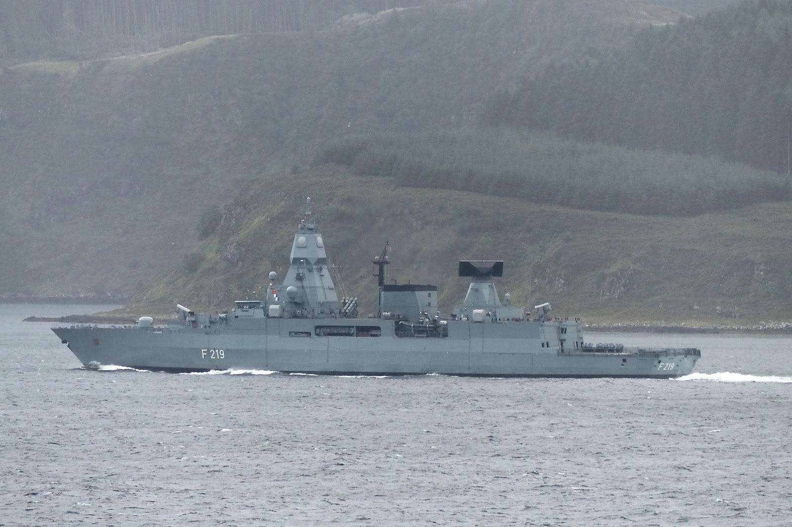 A Kilchoan Diary: F219 Sachsen