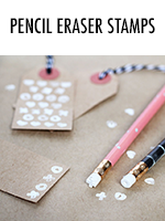 Pencil Eraser Stamps