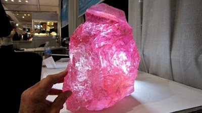 This is large specimen of Morganite
photo: Jewelry Television