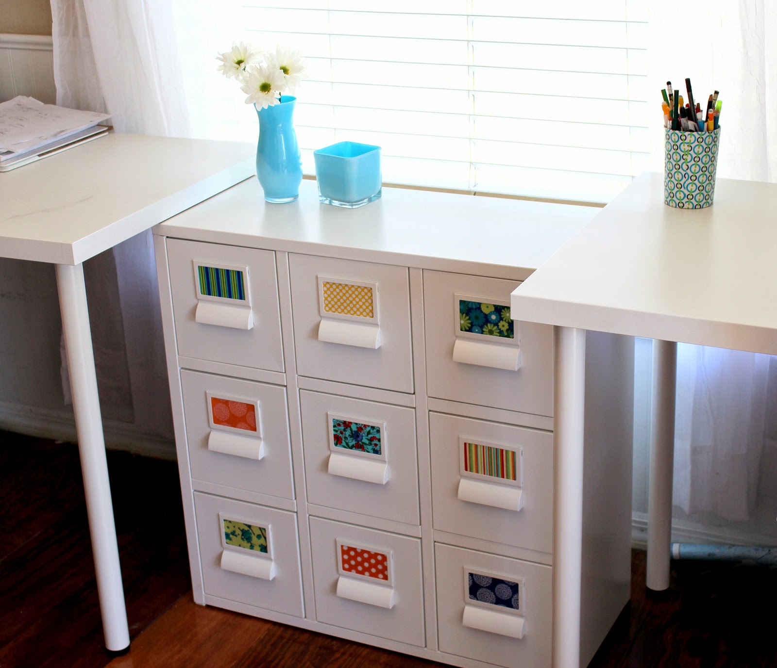 Ikea strutt white drawer cabinet hack