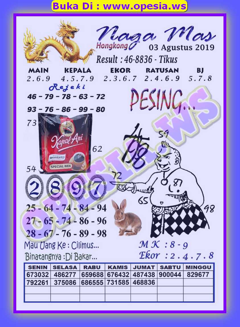 1 New Message Forum Syair Hk Sabtu 3 Agustus 2019 Forum Syair Togel Hongkong Singapura Sydney