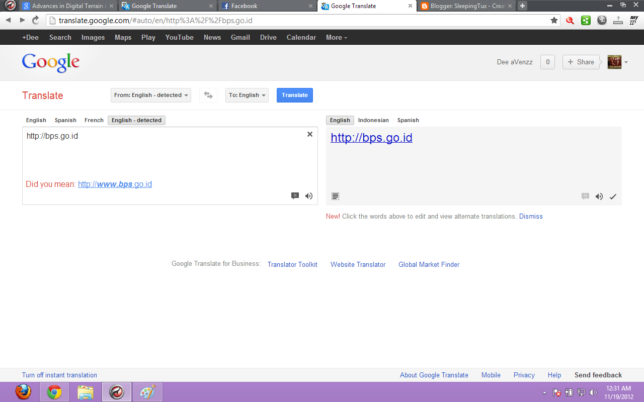 how to google translate a whole website
