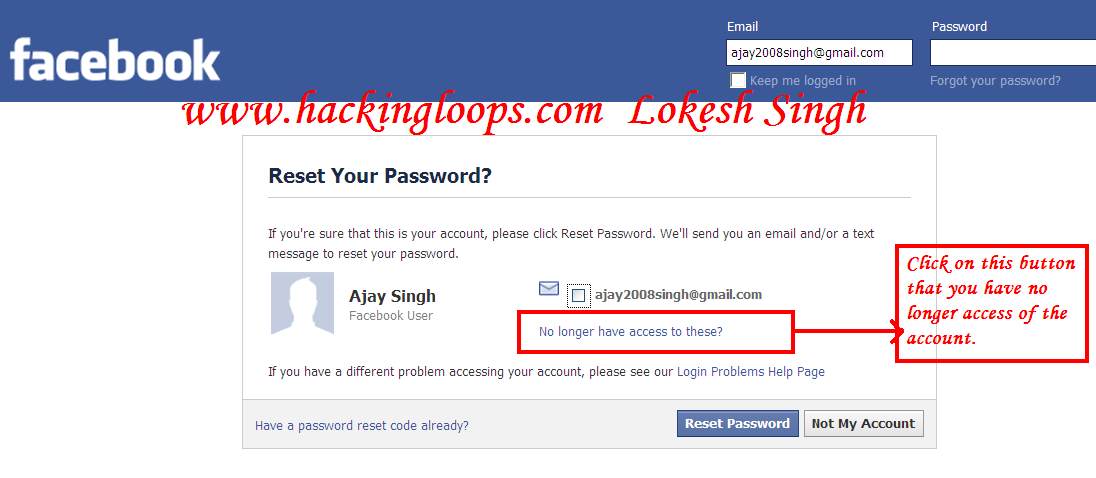 Facebook Password Hack