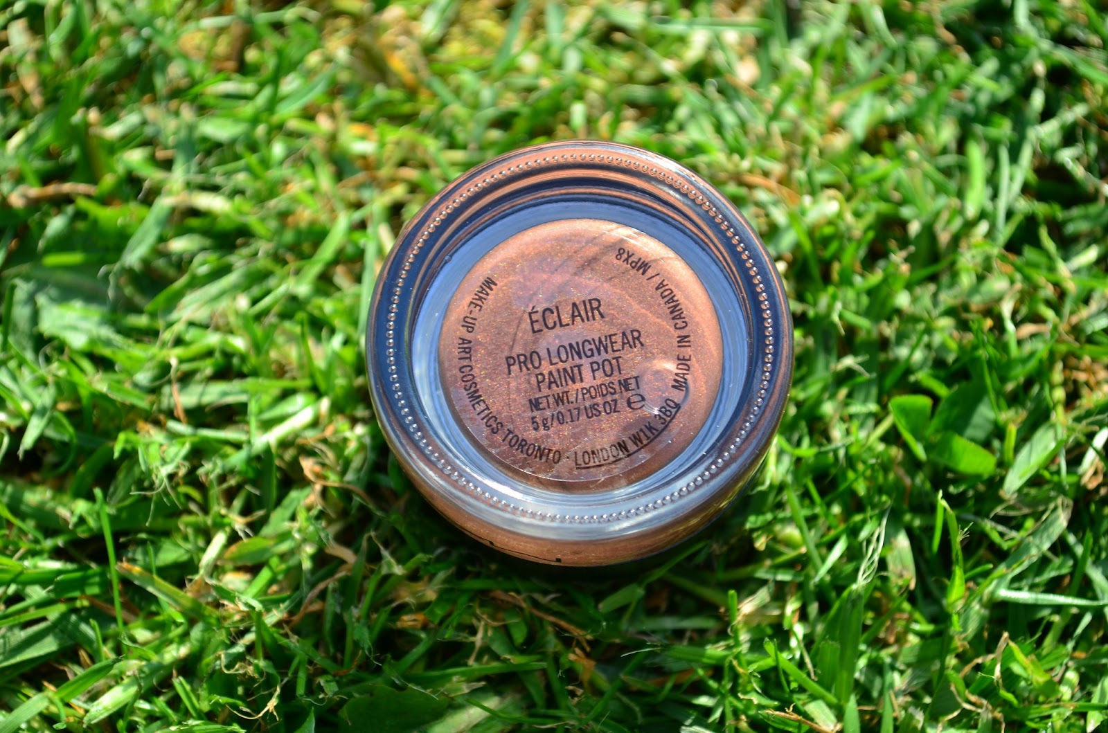 MAC Baking Beauties Pro Longwear Paint Pot In Eclair Review/Swatches