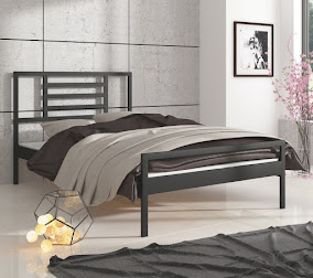 Łóżko metalowe Scandi (wzór 33) na szerokość 120-160 cm