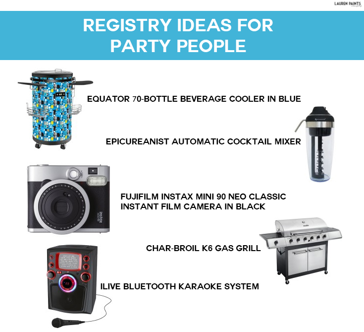 Wedding Registry Inspiration: Entertainment Lovers, Adventurers, Fitness Buffs, and Party People Register at Best Buy! 