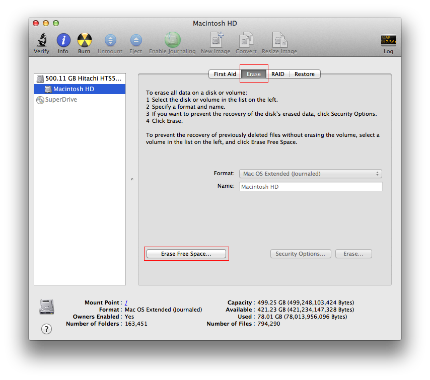 mac os 10.14 erase free space mac os 10.14 erase free space