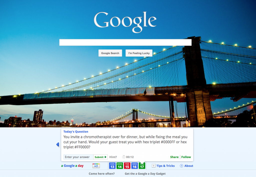 Google is ready to puzzle you