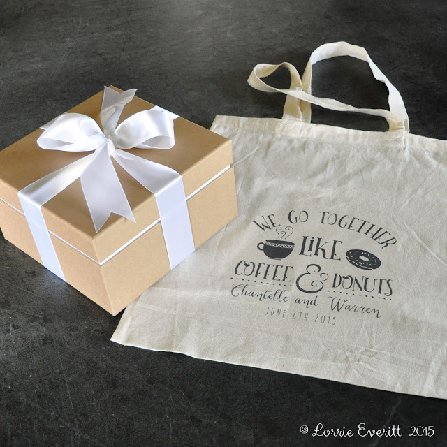 gift wrapping inspiration for a wedding gift | Lorrie Everitt Studio