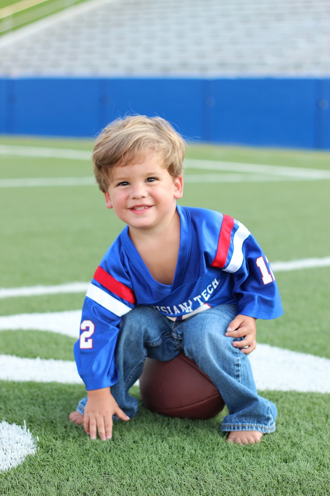 The Parker Family Football Field Pics