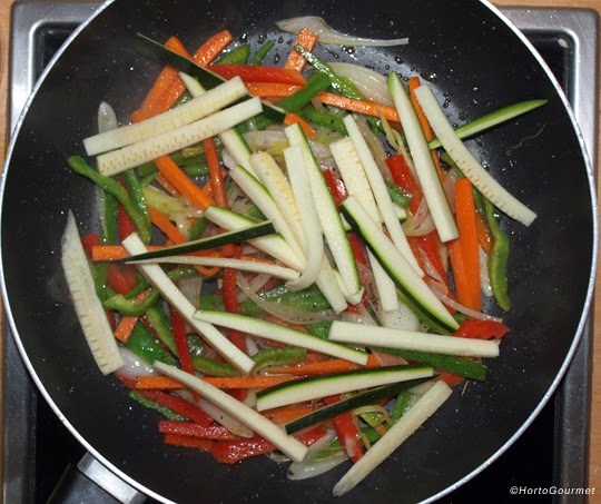 Verduras en juliana HortoGourmet