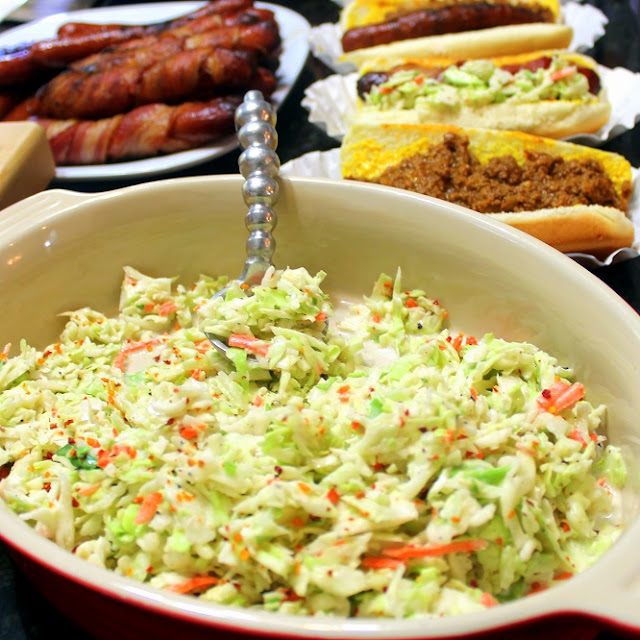 52 Ways to Cook Cajun Buttermilk COLESLAW for Chili/Slaw Dogs 13
