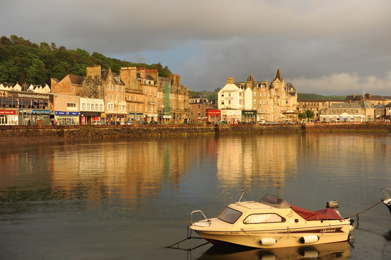 Instantes, fotos de Sebastián Navarrete Atardecer en Oban, Escocia