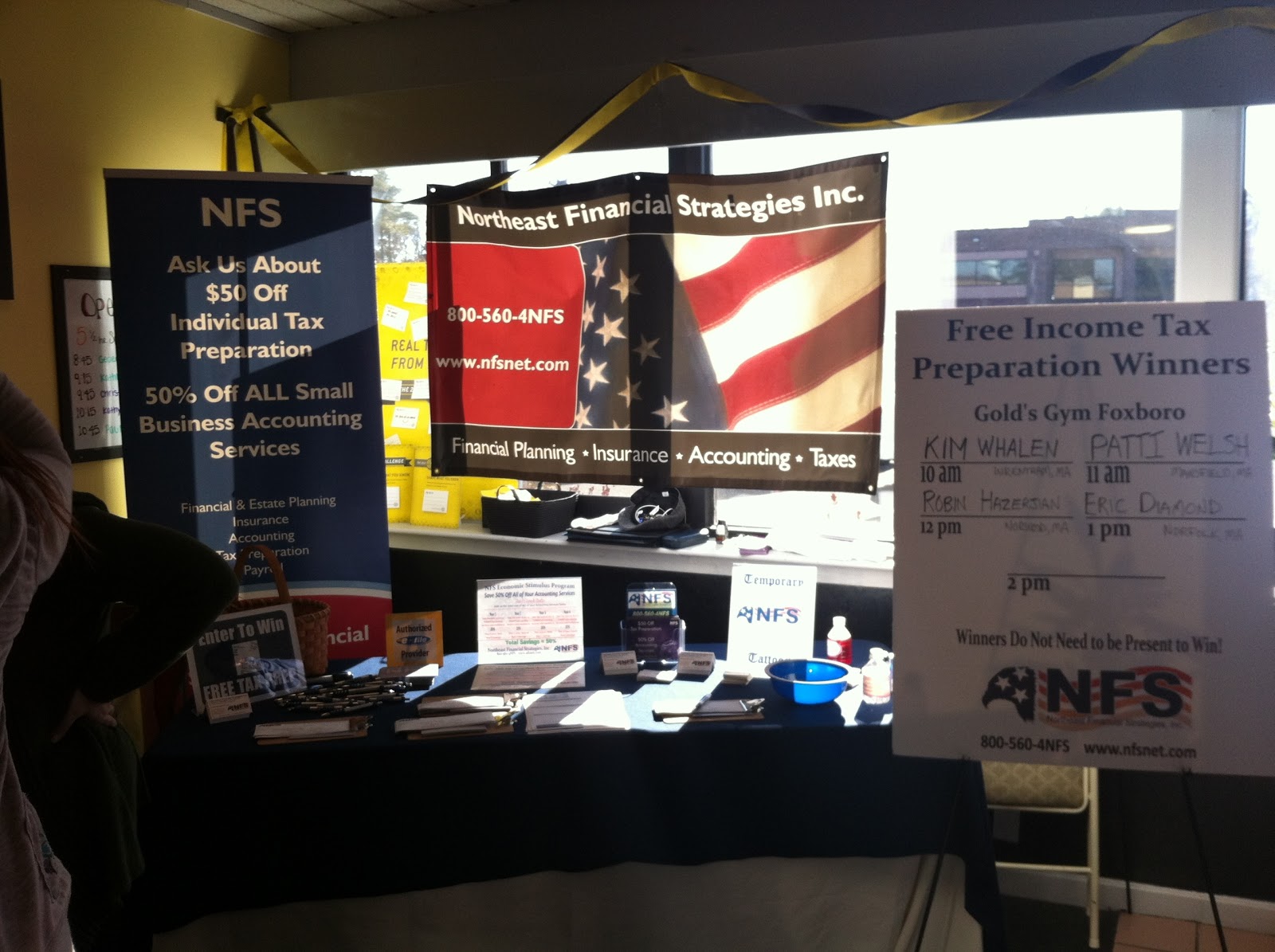 Gold s Gym Open House Winners Northeast Financial Strategies Inc