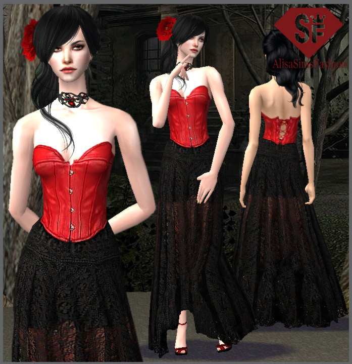 Sims fashion: Vampire Casual 2.AF