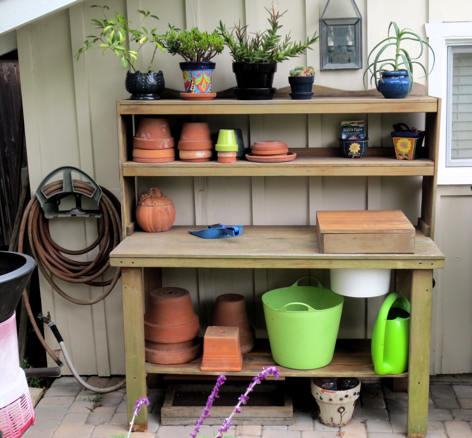 Late to the Garden Party "New" Potting Bench