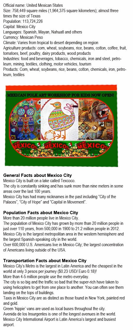 Facts on Mexico for kids