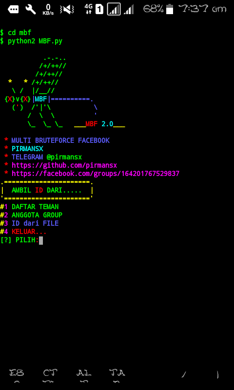 No System Is Safe Cara Hack Fb Menggunakan Mbf Di Termux