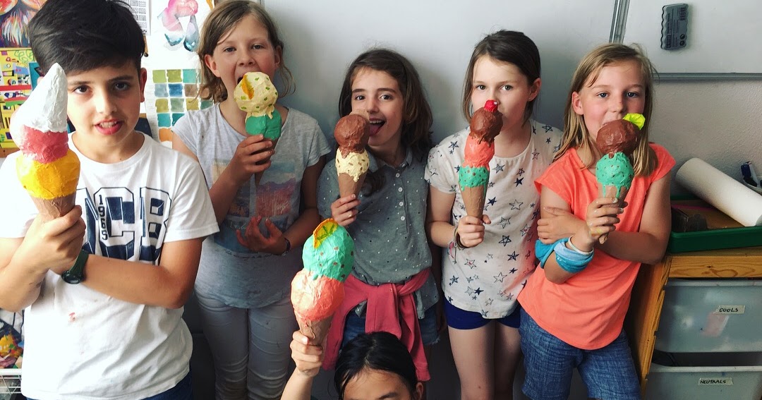 Art Room Britt IceCream Cone Sculptures