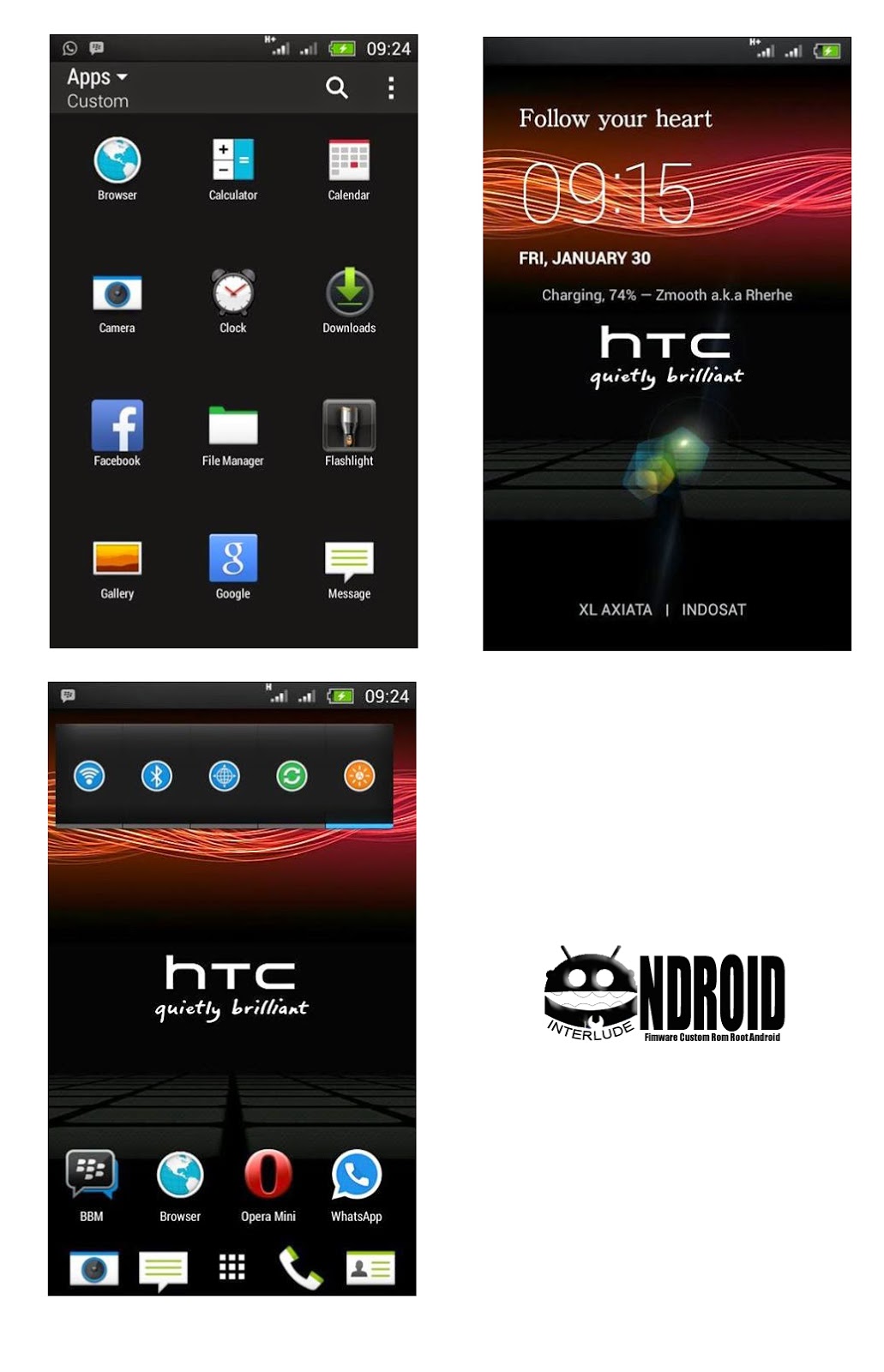 Кастомные прошив. Candy ROM HTC one Max screenshots.