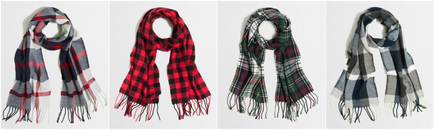 J. Crew Factory: Plaid Scarves for only $6 (reg $40) + Free Shipping!