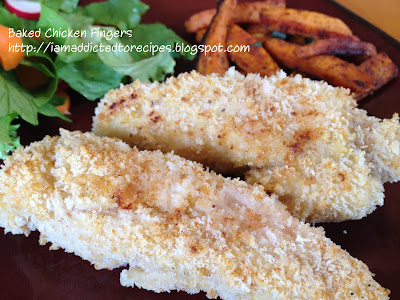 Baked Chicken Fingers | Addicted to Recipes