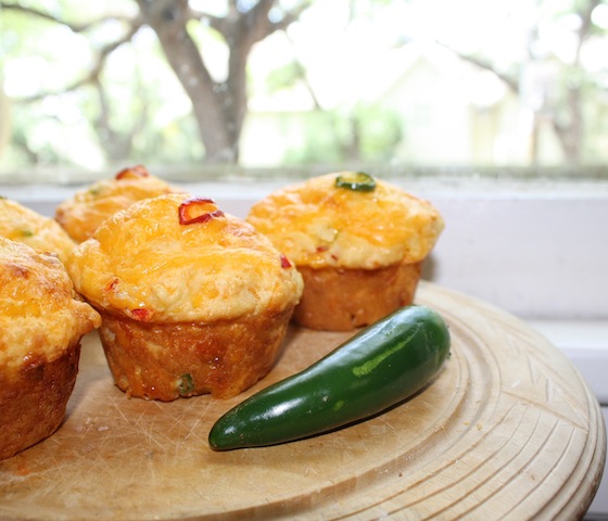 Food Lust People Love: Jalapeño Cheddar Muffins #MuffinMonday