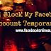 Block My Facebook Account Temporarily