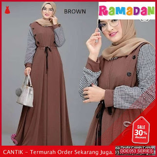 DDE053H93 Hot Produk Dress Disy Lebaran Black 2019 Ro BMGShop