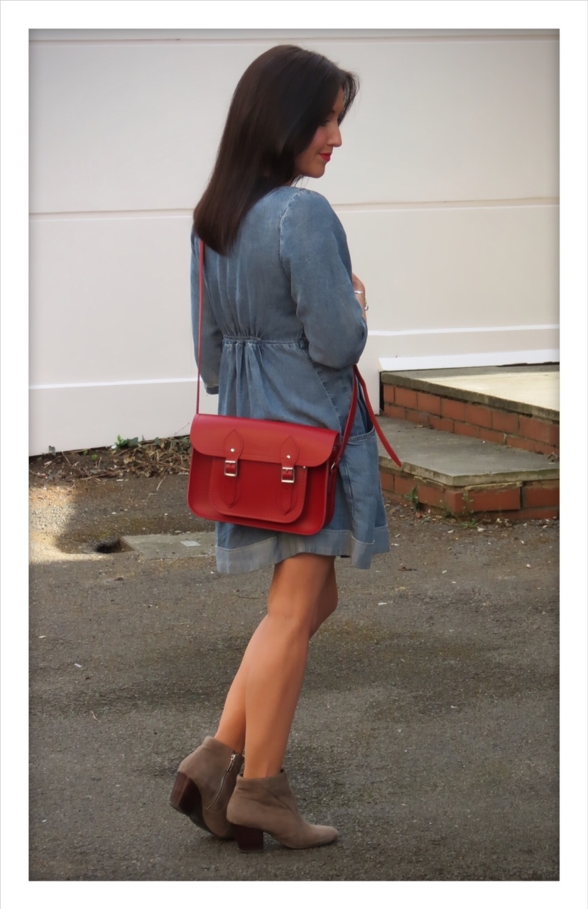 red satchel backpack