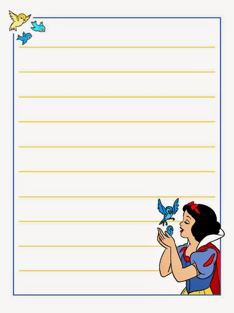 snow printable disney notebook scrapbook cards printables english clipart blancanieves eng princess pixies card before