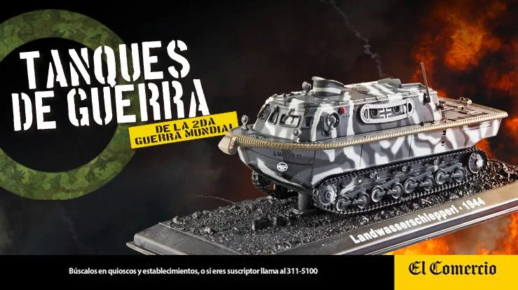 coleccion tanques de guerra de la segunda guerra mundial, LANDWASSERSCHLEPPER 1:72