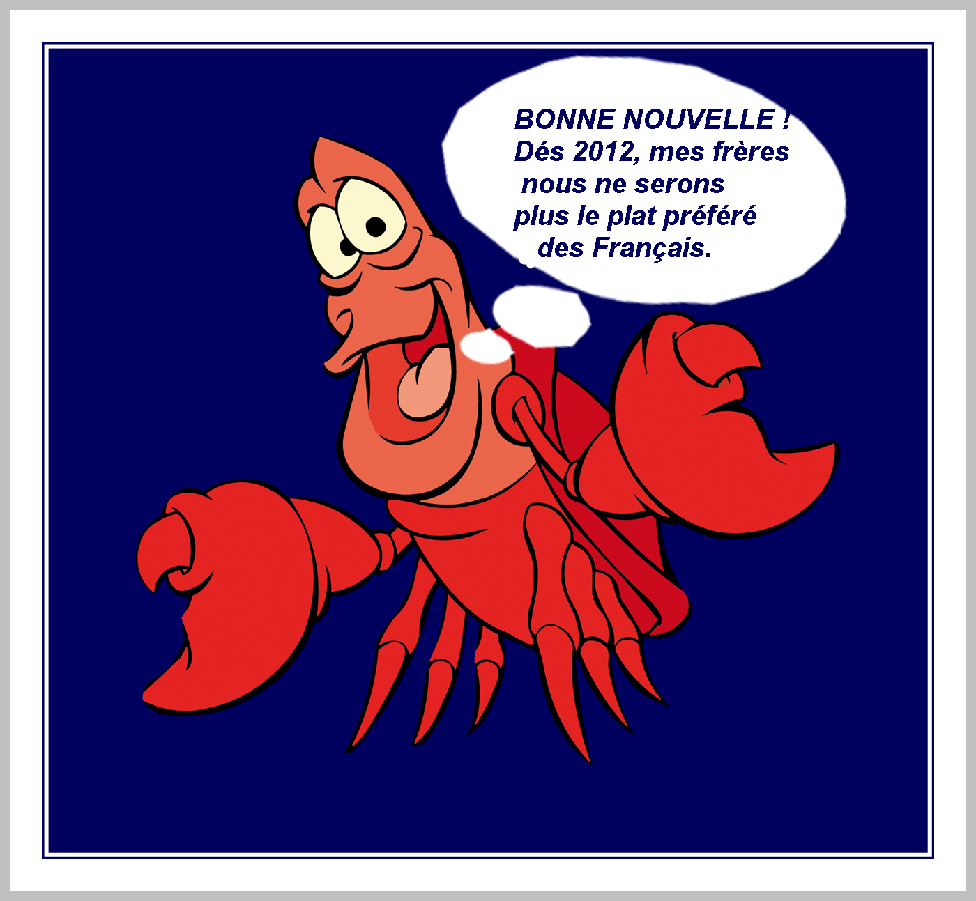 Comment S'appelle Le Crabe Dans La Petite Sirène MUTINE NEWSY: décembre 2011