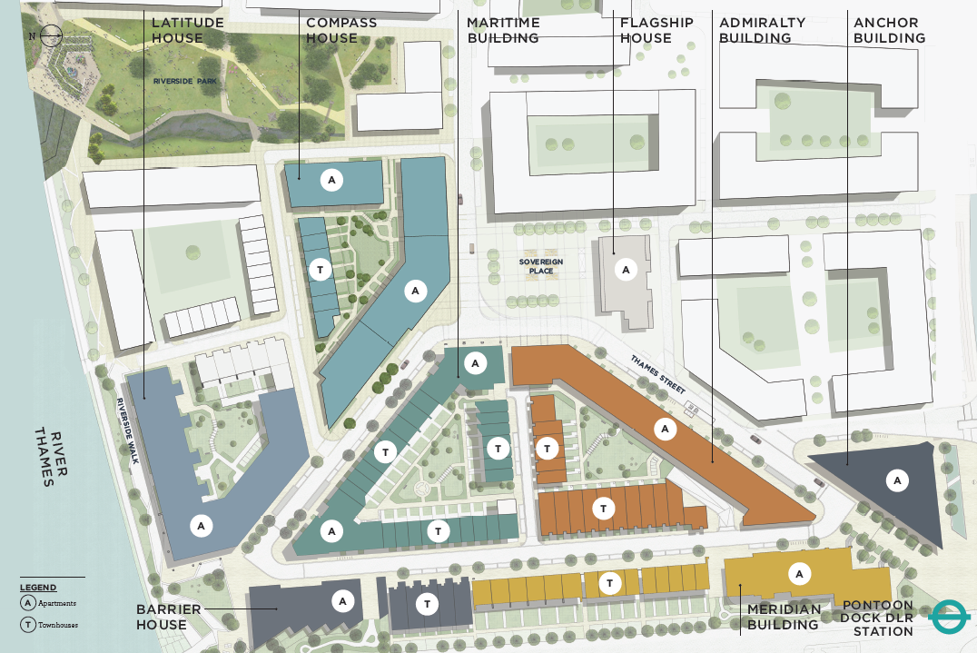Royal Wharf Site Plan 