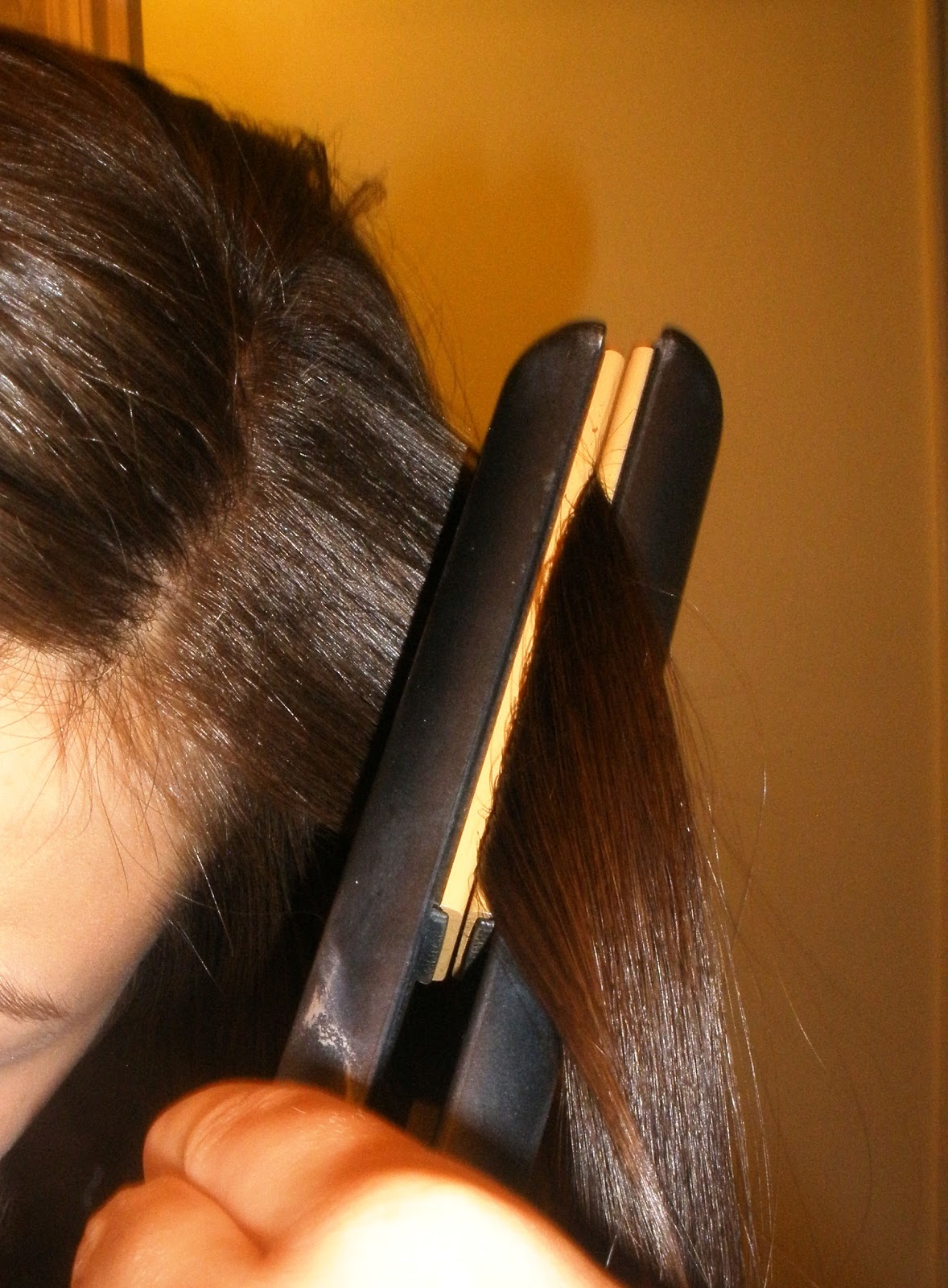 The Dancing Cow How To Crimp Your Hair With a Straightener