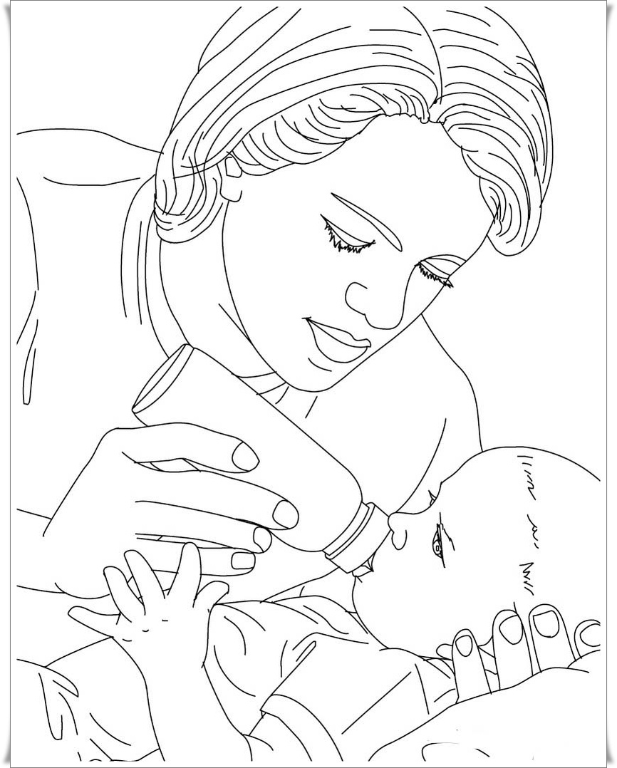 Ausmalbilder Zum Ausdrucken Ausmalbilder Baby