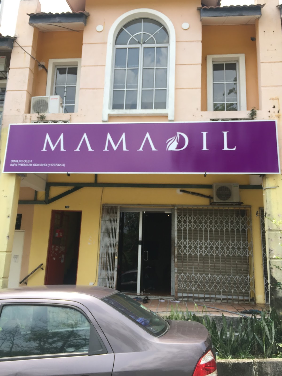 Signboard Murah PEMASANGAN SIGNBOARD METAL FRAME MAMADIL PUCHONG