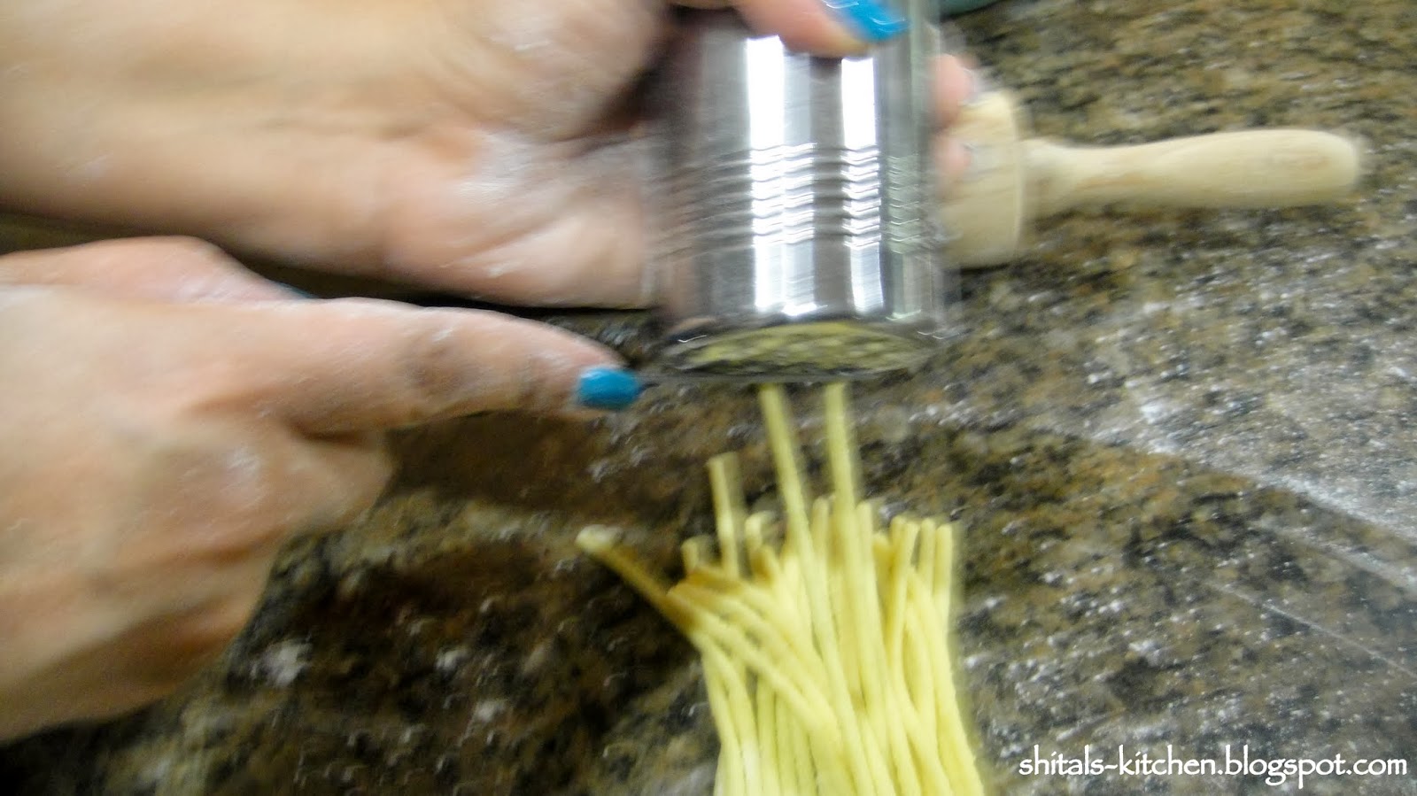 Shital'sKitchen Eggless Spaghetti with Alfredo Sauce