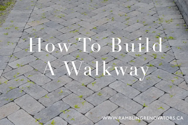 DIY video on how to build a walkway