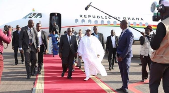 aa Ghana's new President, Akufo-Addo makes first official trip to Mali (Photos)
