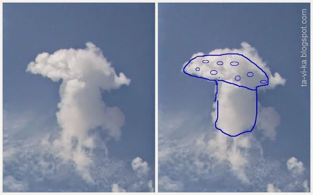 рисунки на облаках